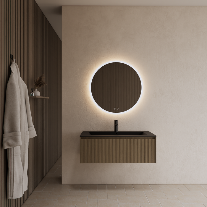 Gliss Design Timotheus badmeubel - 100 cm - Corn Silk - 1 Lade