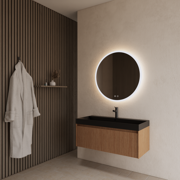Gliss Design Timotheus badmeubel - 100 cm - Pure - 1 Lade
