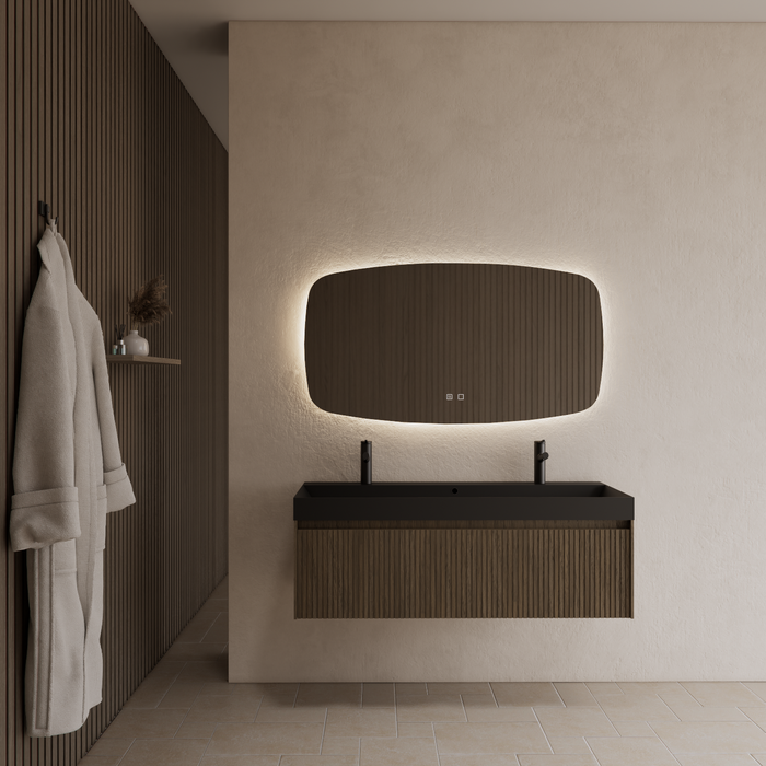 Gliss Design Timotheus badmeubel - 120 cm - Ash Grey - 1 Lade