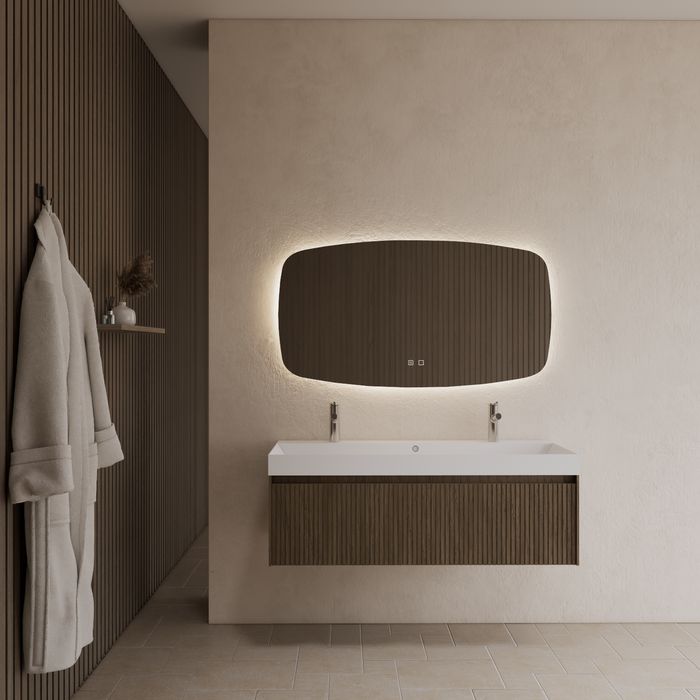 Gliss Design Timotheus badmeubel - 120 cm - Ash Grey - 1 Lade