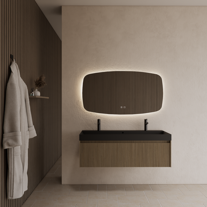 Gliss Design Timotheus badmeubel - 120 cm - Corn Silk - 1 Lade