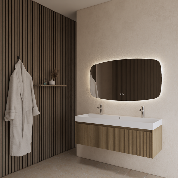 Gliss Design Timotheus badmeubel - 120 cm - Corn Silk - 1 Lade