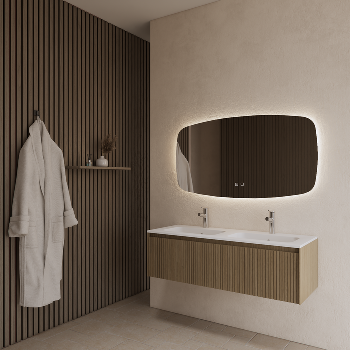 Gliss Design Timotheus badmeubel - 120 cm - Corn Silk - 1 Lade