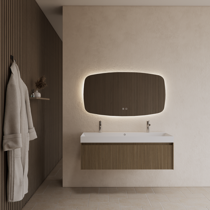 Gliss Design Timotheus badmeubel - 120 cm - Corn Silk - 1 Lade