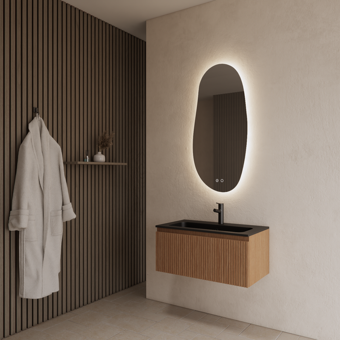 Gliss Design Timotheus badmeubel - 80 cm - Pure - 1 Lade