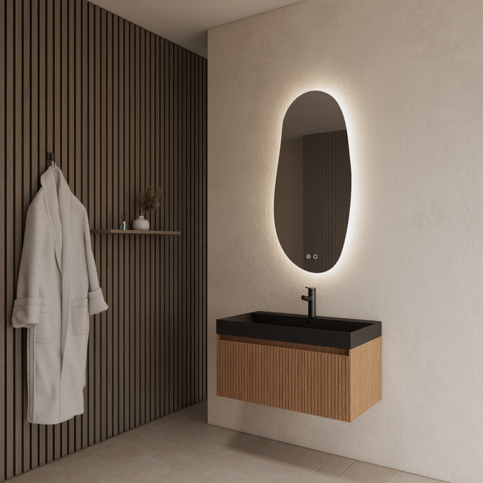 Gliss Design Timotheus badmeubel - 80 cm - Pure - 1 Lade