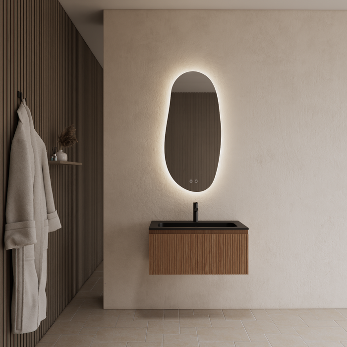Gliss Design Timotheus badmeubel - 80 cm - Pure - 1 Lade