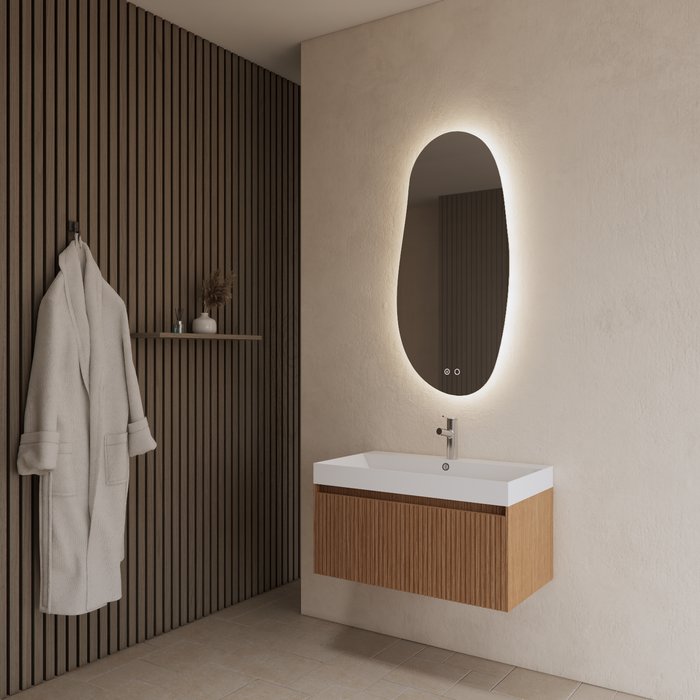 Gliss Design Timotheus badmeubel - 80 cm - Pure - 1 Lade