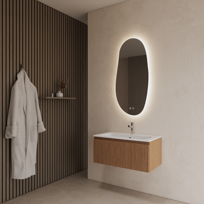 Gliss Design Timotheus badmeubel - 80 cm - Pure - 1 Lade