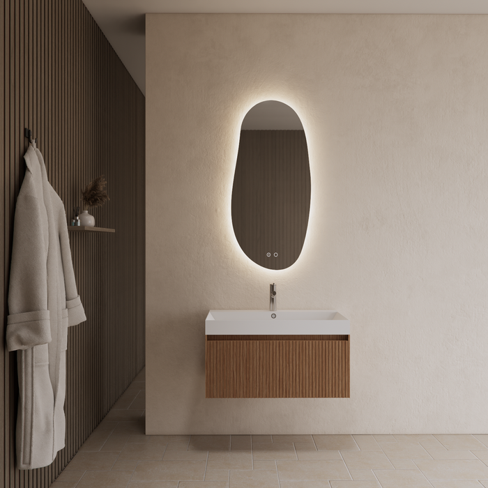 Gliss Design Timotheus badmeubel - 80 cm - Pure - 1 Lade
