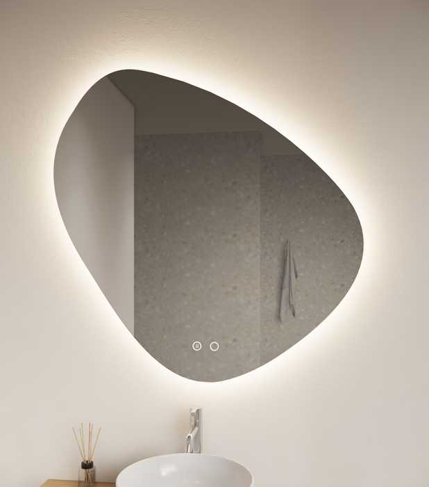 Gliss Design Fury spiegel met LED-verlichting en verwarming