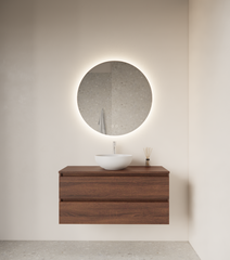 Gliss Design Oko ronde spiegel met LED-verlichting en verwarming