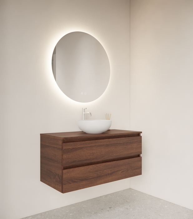 Gliss Design Oko ronde spiegel met LED-verlichting en verwarming