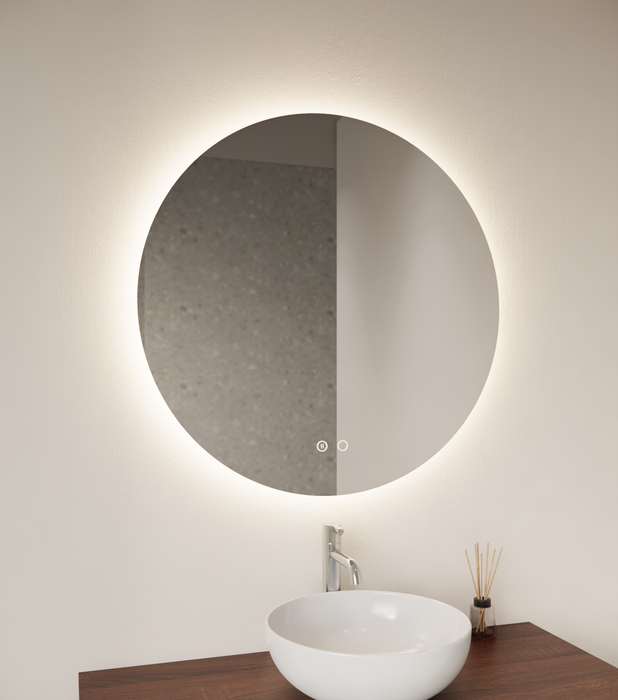 Gliss Design Oko ronde spiegel met LED-verlichting en verwarming