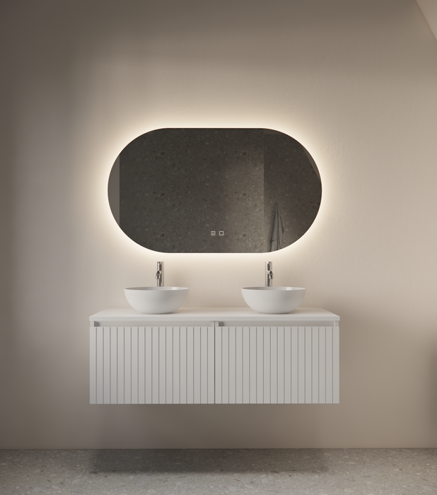 Gliss Design Orion Horizontaal spiegel met LED-verlichting en verwarming