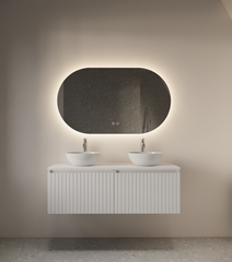 Gliss Design Orion Horizontaal spiegel met LED-verlichting en verwarming