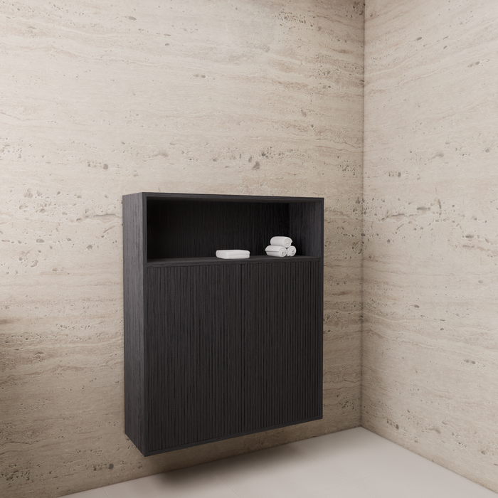 Gliss Design Timotheus badkamerkast met ribbelfront 100cm