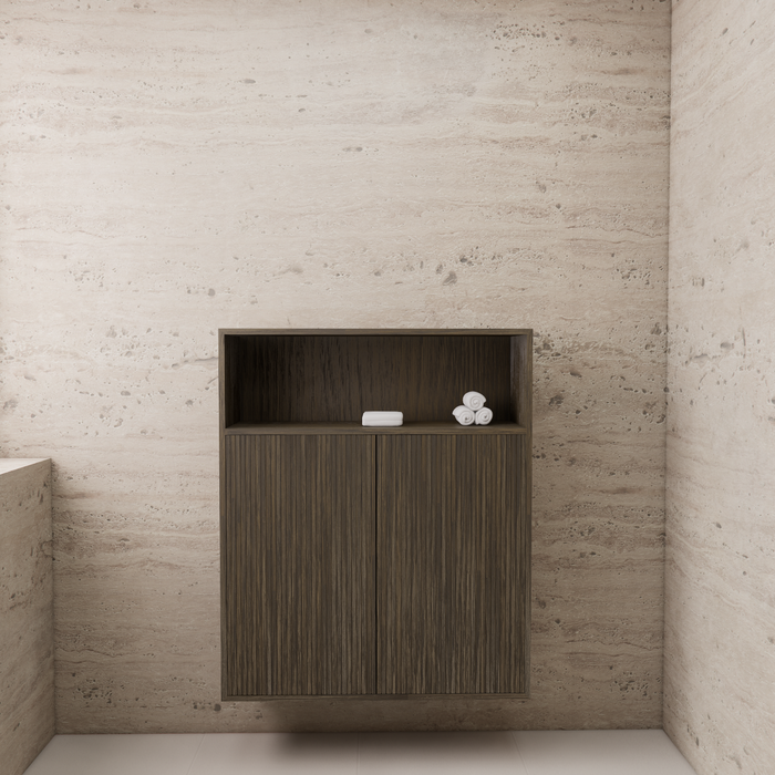 Gliss Design Timotheus badkamerkast met ribbelfront 100cm