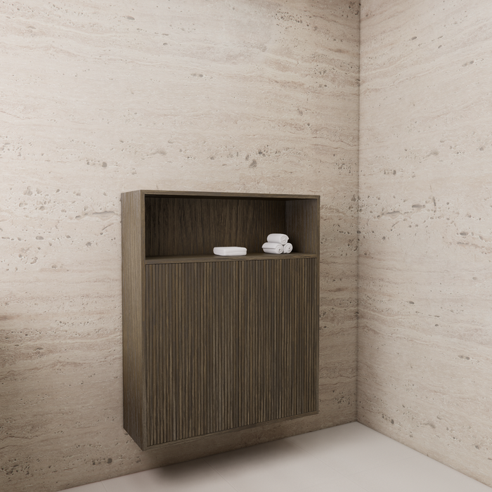 Gliss Design Timotheus badkamerkast met ribbelfront 100cm