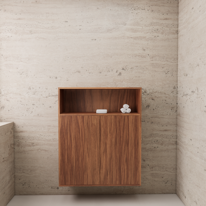 Gliss Design Timotheus badkamerkast met ribbelfront 100cm