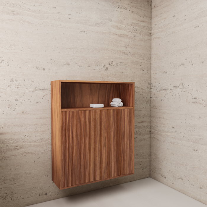 Gliss Design Timotheus badkamerkast met ribbelfront 100cm